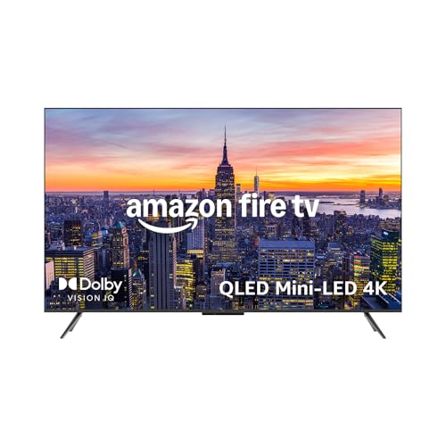 Ti presentiamo Amazon Fire TV Serie Omni Mini-LED da 55", smart TV QLED 4K UHD, Dolby Vision IQ, modalità ambiente, modalità di gioco a 144 Hz, local dimming, comandi vocali con Alexa