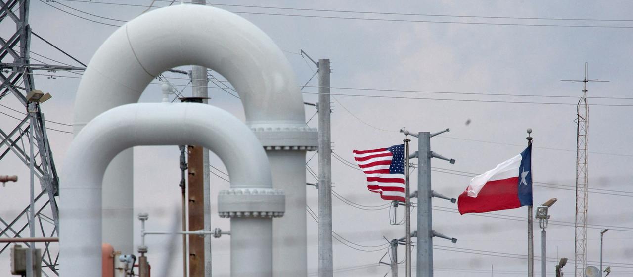 Öl-Leitungen im US-Bundesstaat Texas
