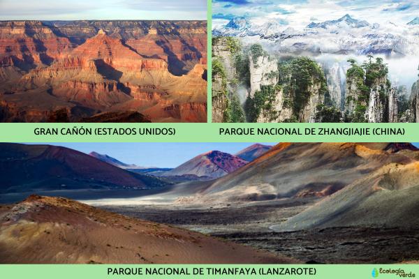 Geodiversidad: qué es, ejemplos e importancia - Ejemplos de geodiversidad