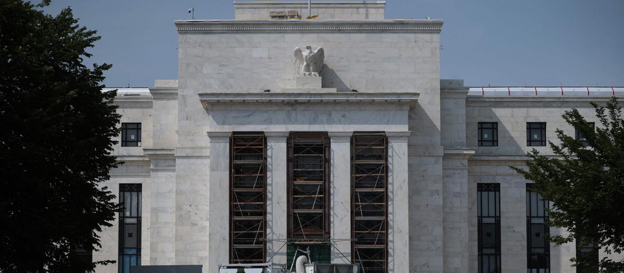 Das Gebäude der US-Notenbank in Washington